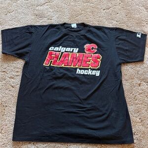 Calgary Flames Starter Vintage T Shirt